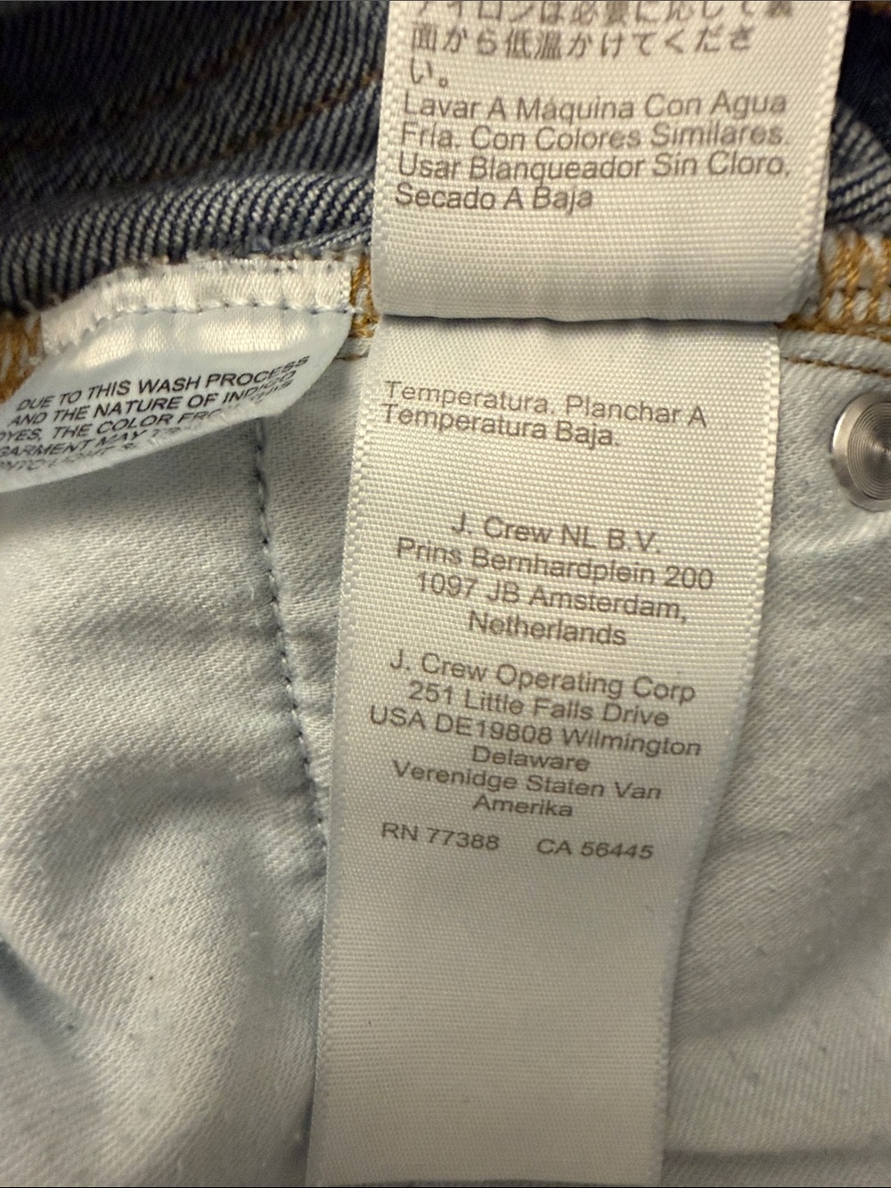 J. CREW Wide-Leg Trouser Jeans Fiorellas Wash Size 28 - Picture 11 of 14